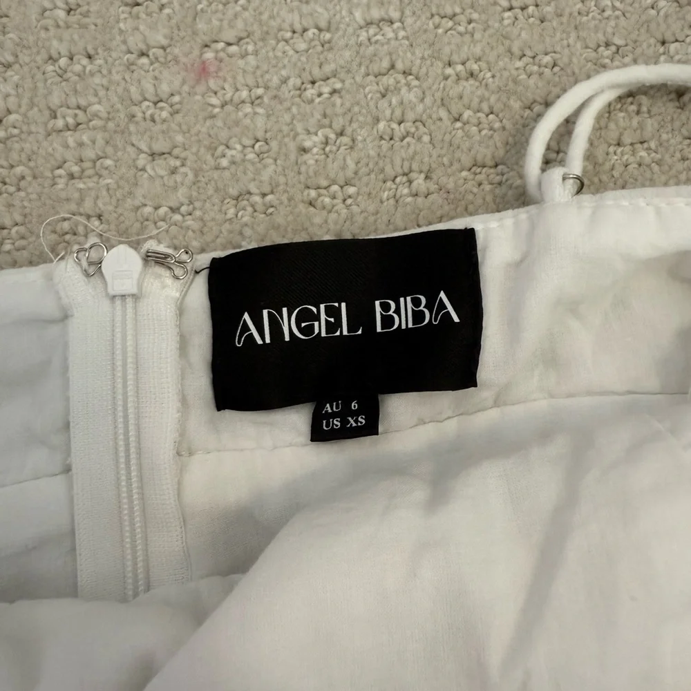 Angel Biba White mini dress - Picture 3 of 7